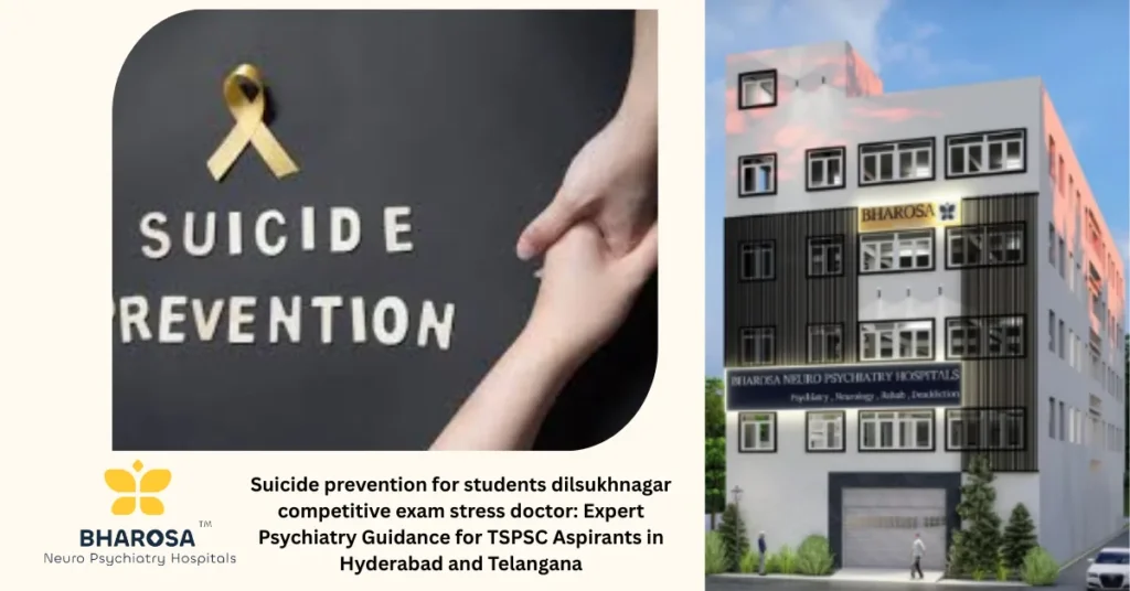 Suicide prevention for students dilsukhnagar competitive exam stress doctor: Expert Psychiatry Guidance for TSPSC Aspirants in Hyderabad and Telangana 15 Suicide prevention for students dilsukhnagar competitive exam stress doctor