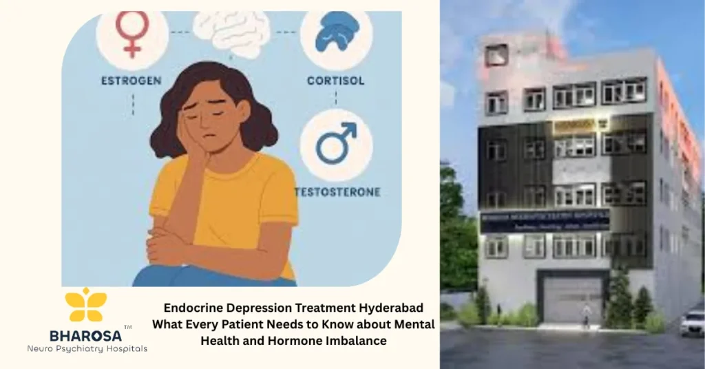 Endocrine Depression Treatment Hyderabad patient consultation for hormone and mood disorders at Bharosa Hospital