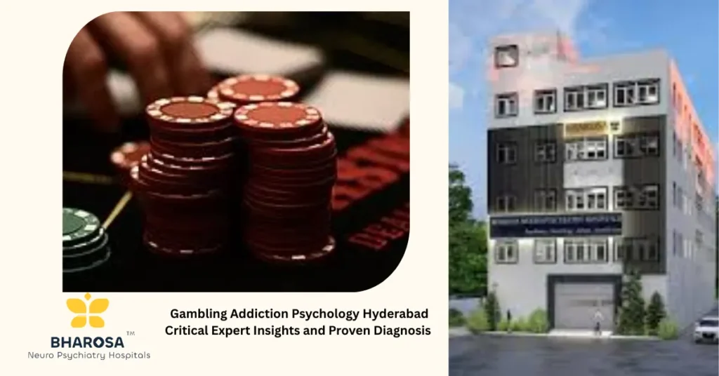 Concerned patient consulting at Bharosa Neuro-Psychiatry Hospitals about Gambling Addiction Psychology Hyderabad