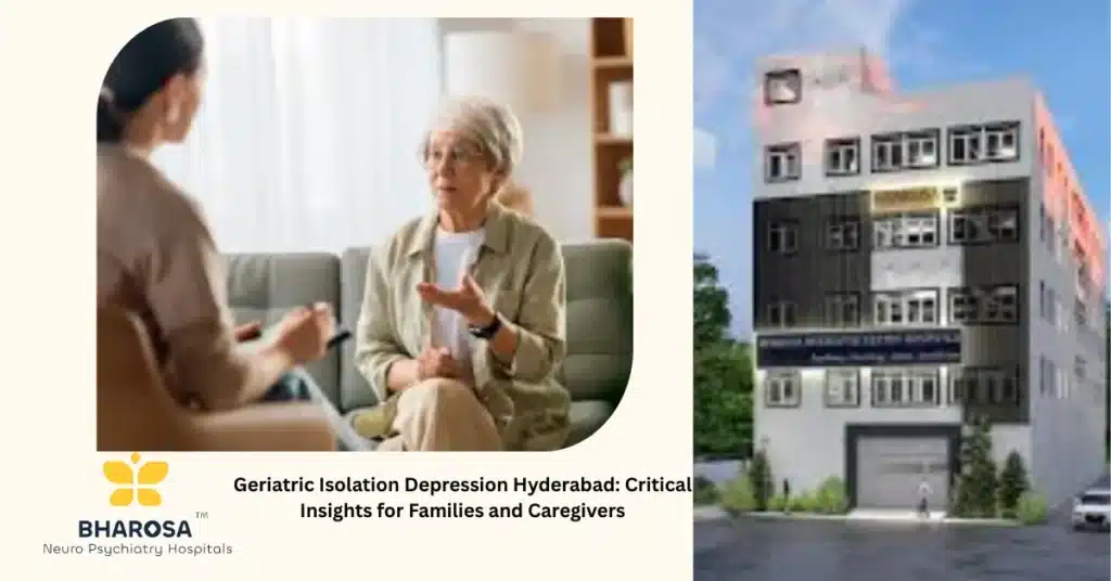 Geriatric Isolation Depression Hyderabad senior sitting alone window emotional wellbeing
