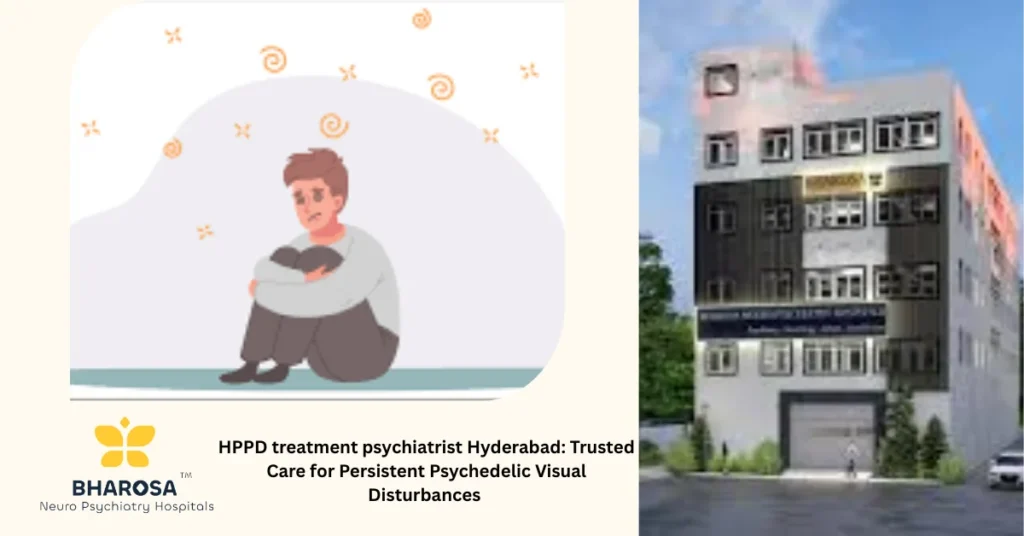 HPPD treatment psychiatrist Hyderabad: Trusted Care for Persistent Psychedelic Visual Disturbances 3 HPPD treatment psychiatrist Hyderabad discussing persistent visual snow symptoms with a young adult patient