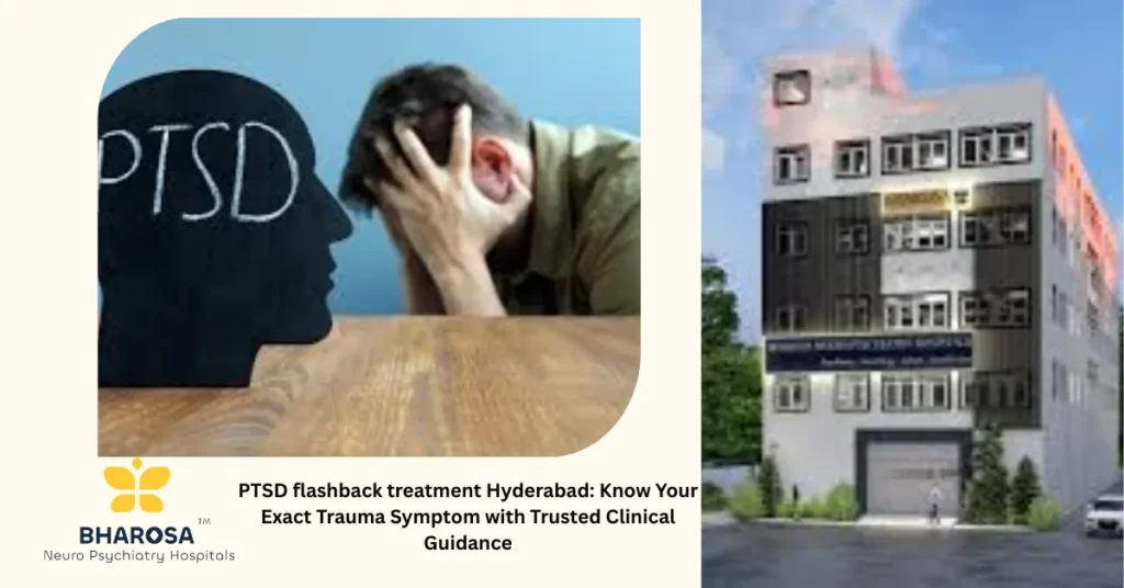 Calm counseling session for PTSD flashback treatment Hyderabad at Bharosa Neuro-Psychiatry Hospitals