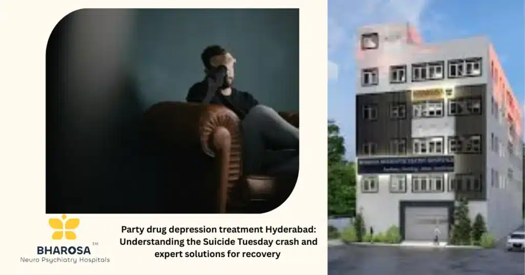 Party drug depression treatment Hyderabad support for MDMA crash recovery