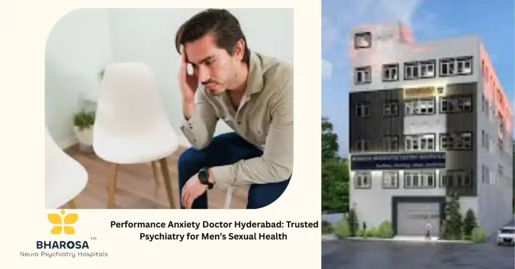Performance Anxiety Doctor Hyderabad: Trusted Psychiatry for Men’s Sexual Health 5 Performance Anxiety Doctor Hyderabad discussing biological ED response with patient