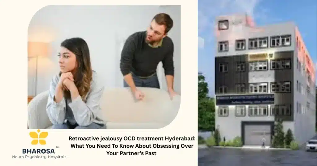 Doctor giving Retroactive jealousy OCD treatment Hyderabad to married couple during therapy session