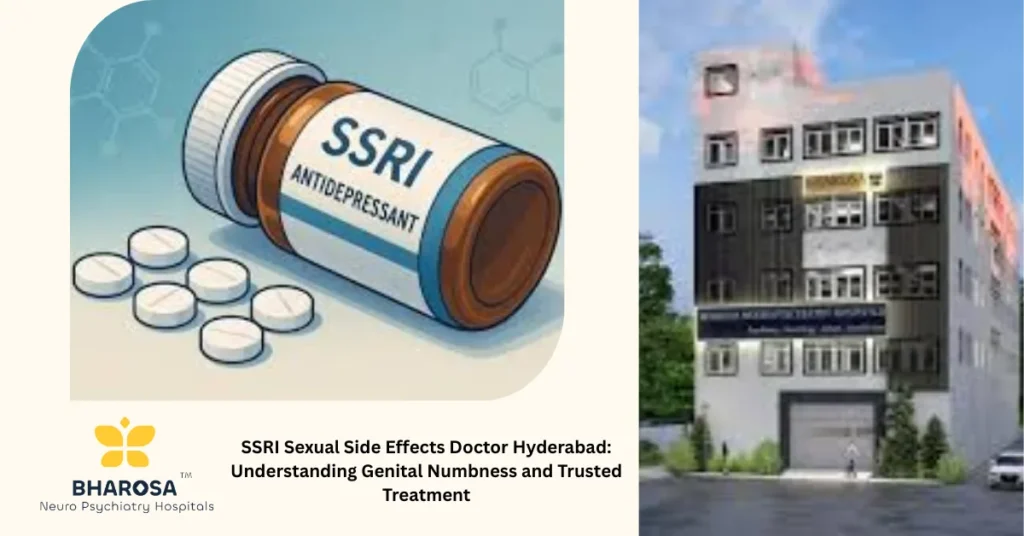 SSRI Sexual Side Effects Doctor Hyderabad expert consultation for genital numbness and antidepressant care