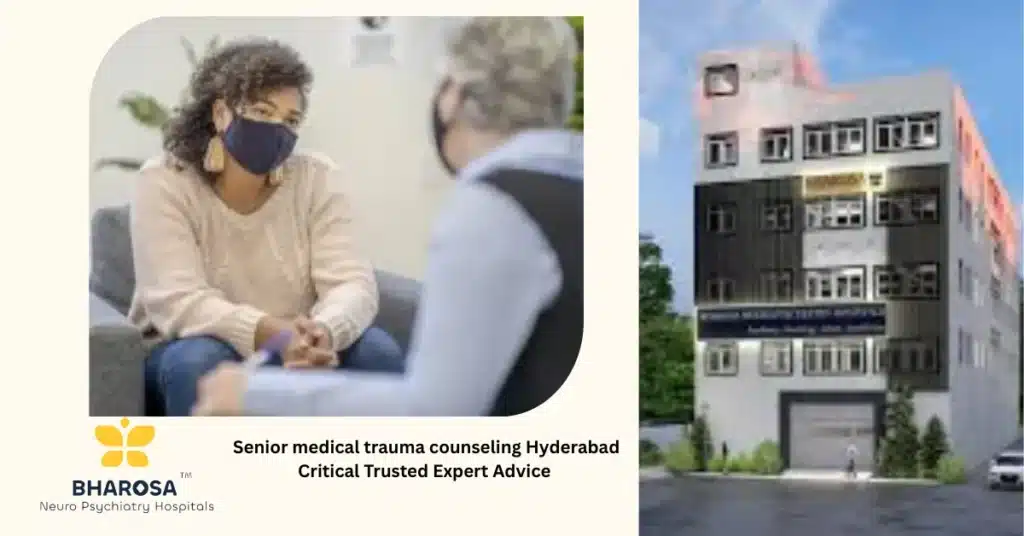 Senior medical trauma counseling Hyderabad support for elderly stoma patients
