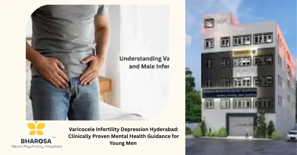 Varicocele infertility depression Hyderabad patient counseling session at Bharosa Neuro-Psychiatry Hospitals