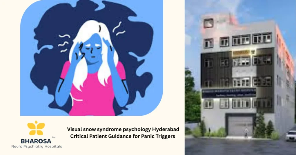 Visual snow syndrome psychology Hyderabad patient consultation Bharosa HospitalsVisual snow syndrome psychology Hyderabad patient consultation Bharosa Hospitals
