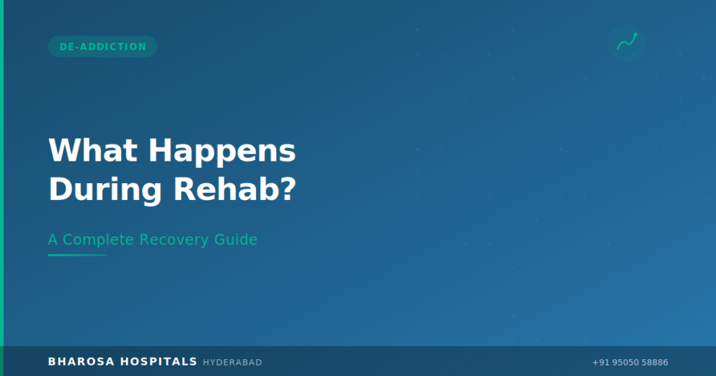 What Happens During Rehab? A Complete Guide to the Recovery Process 1 What happens during rehab – daily routine and recovery process at Bharosa Hospitals Hyderabad