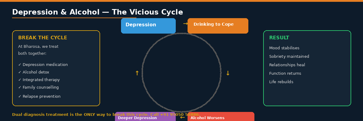 depression and alcohol vicious cycle dual diagnosis