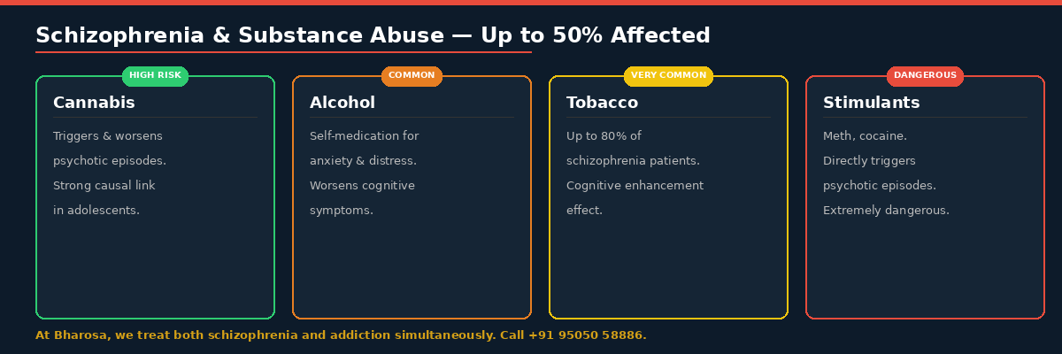 schizophrenia and substance abuse addiction dual diagnosis