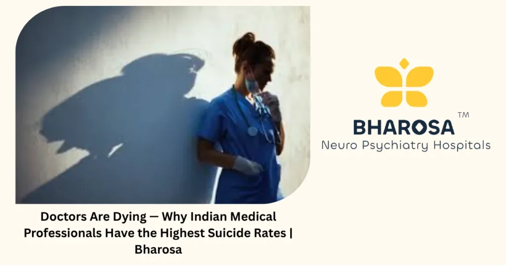 Indian doctors and the highest suicide rates — physician mental health — Bharosa Neuro Psychiatry Hospitals Hyderabad
