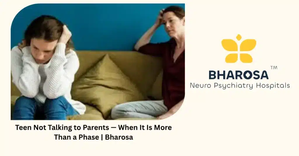Teen not talking to parents — 5 warning signs of teen depression — Bharosa Hyderabad