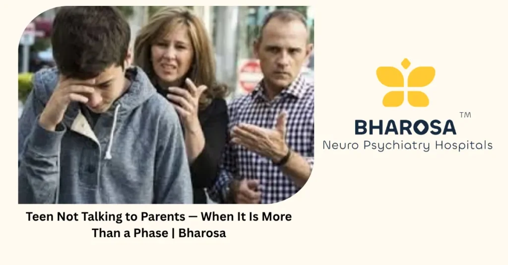 Teen not talking to parents — 5 warning signs of teen depression — Bharosa Hyderabad