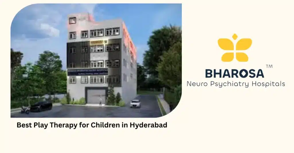 best play therapy for children in Hyderabad therapy room with toys and creative tools