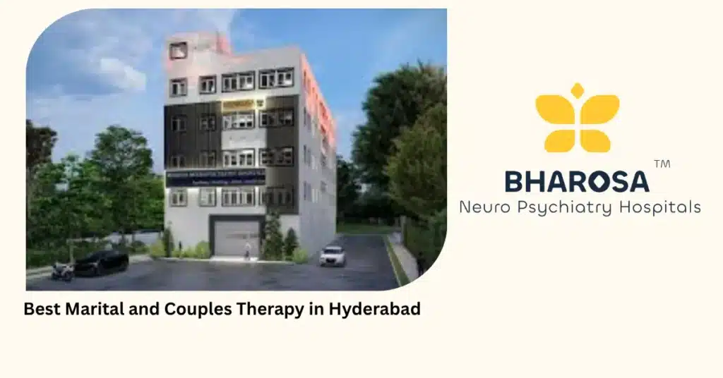 Married couple receiving Best Marital and Couples Therapy in Hyderabad at Bharosa Hospitals