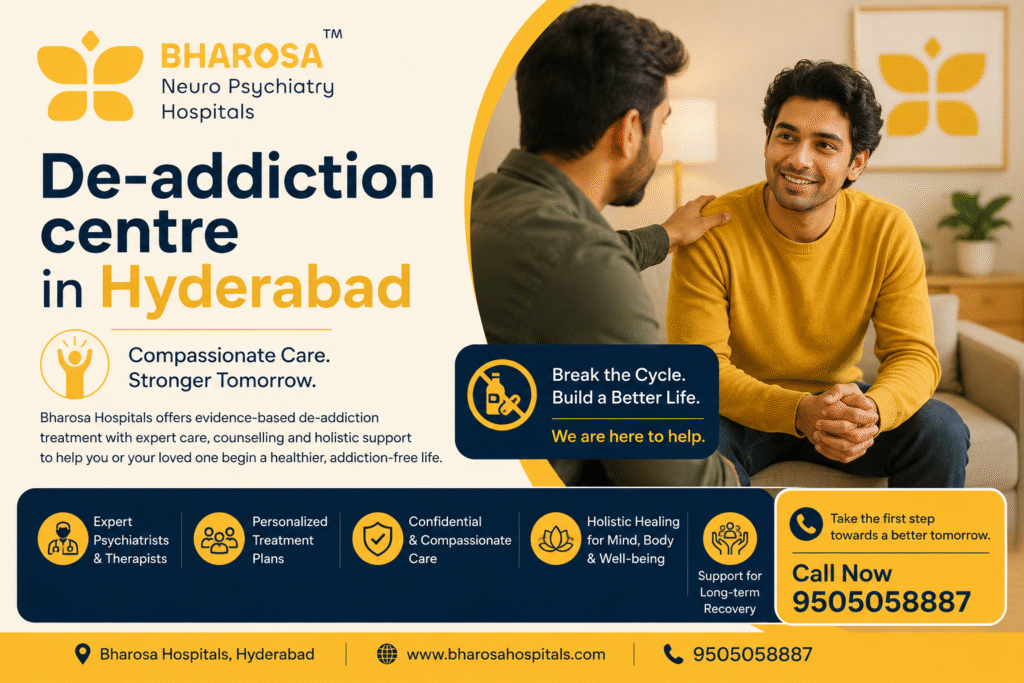 De-Addiction Centre in Hyderabad