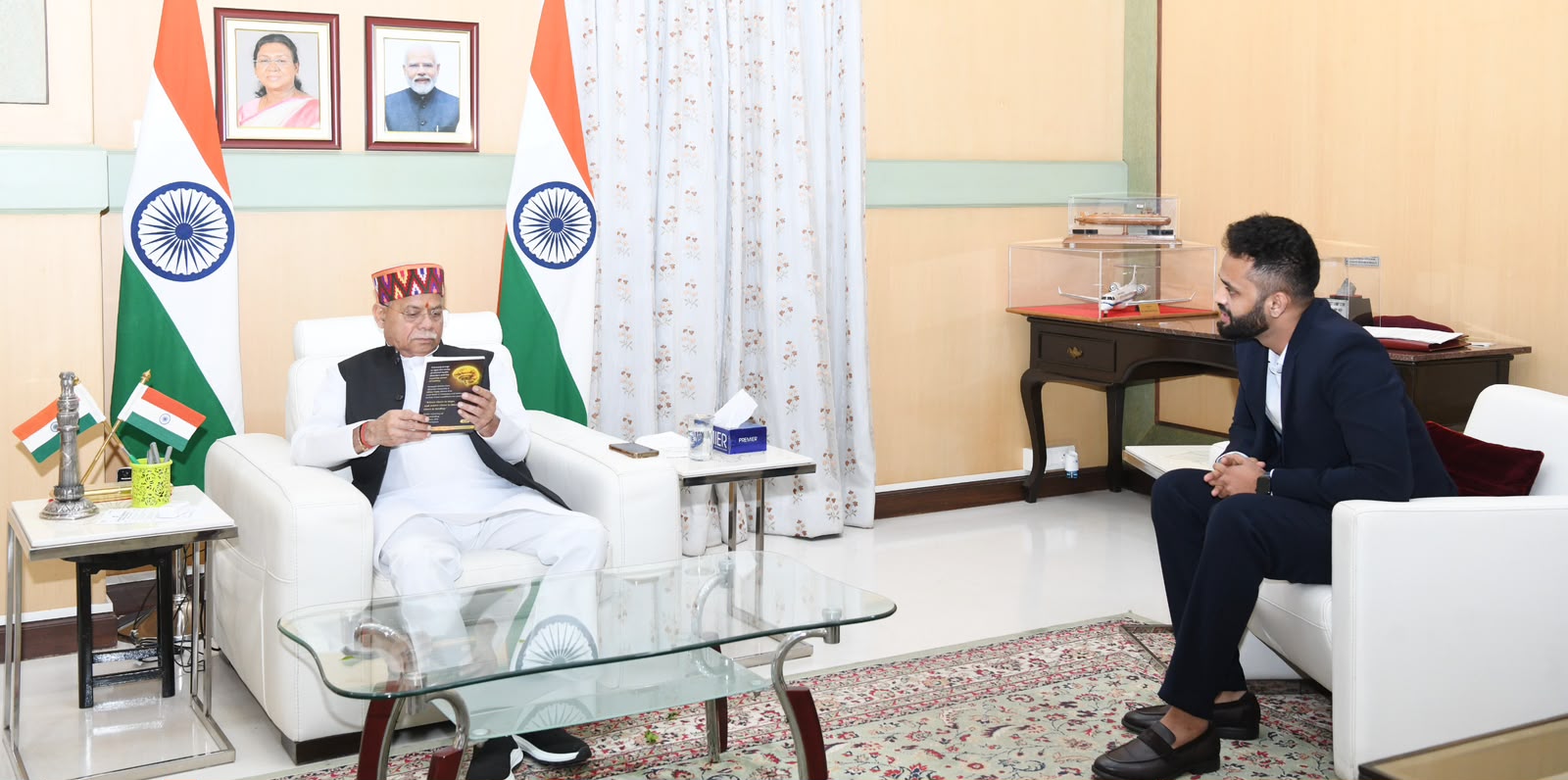 Discussion on mental health awareness, addiction recovery, and healthcare initiatives with the Hon'ble Governor.