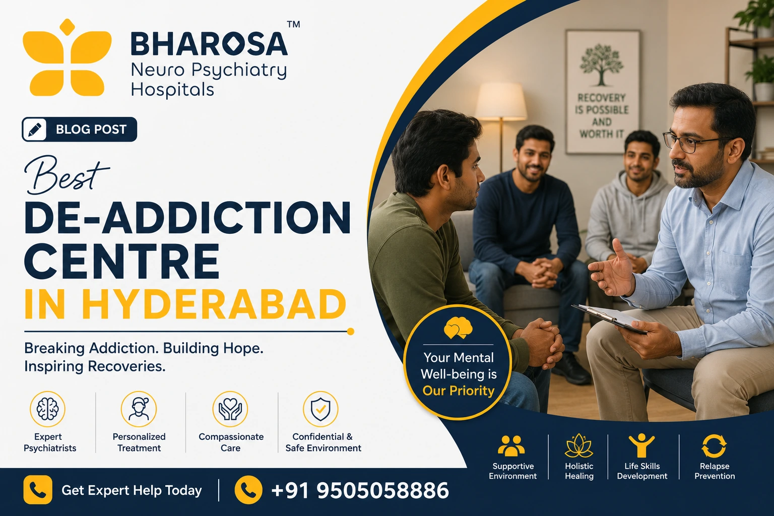 De-Addiction Centre in Hyderabad