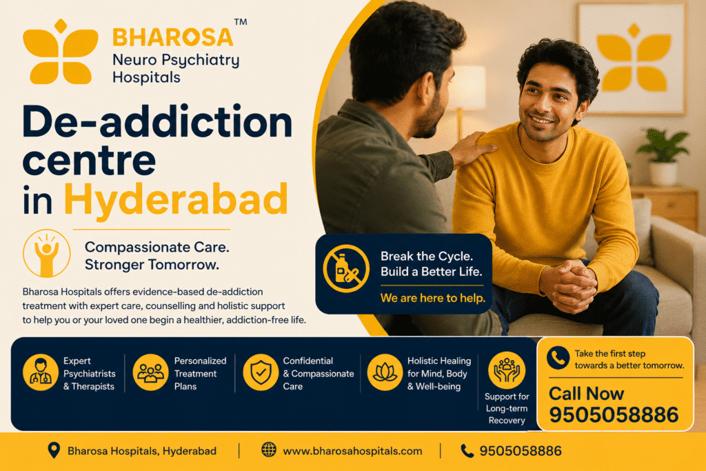 Inside a De-Addiction Centre in Hyderabad: What Happens During Recovery? 2 De-addiction Centre in Hyderabad
