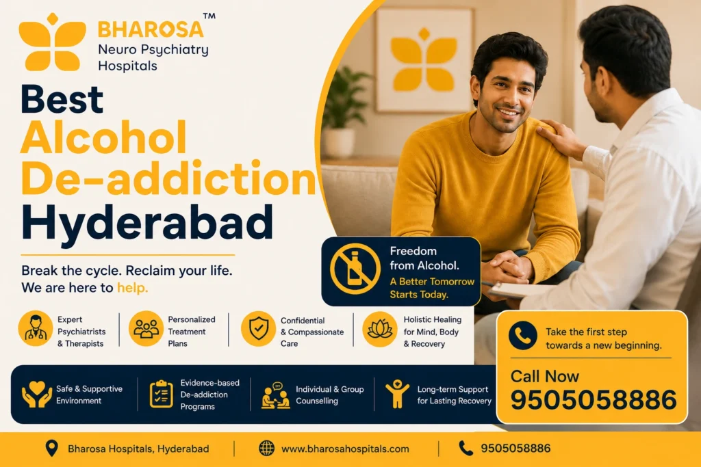 Best Alcohol De-Addiction Hyderabad