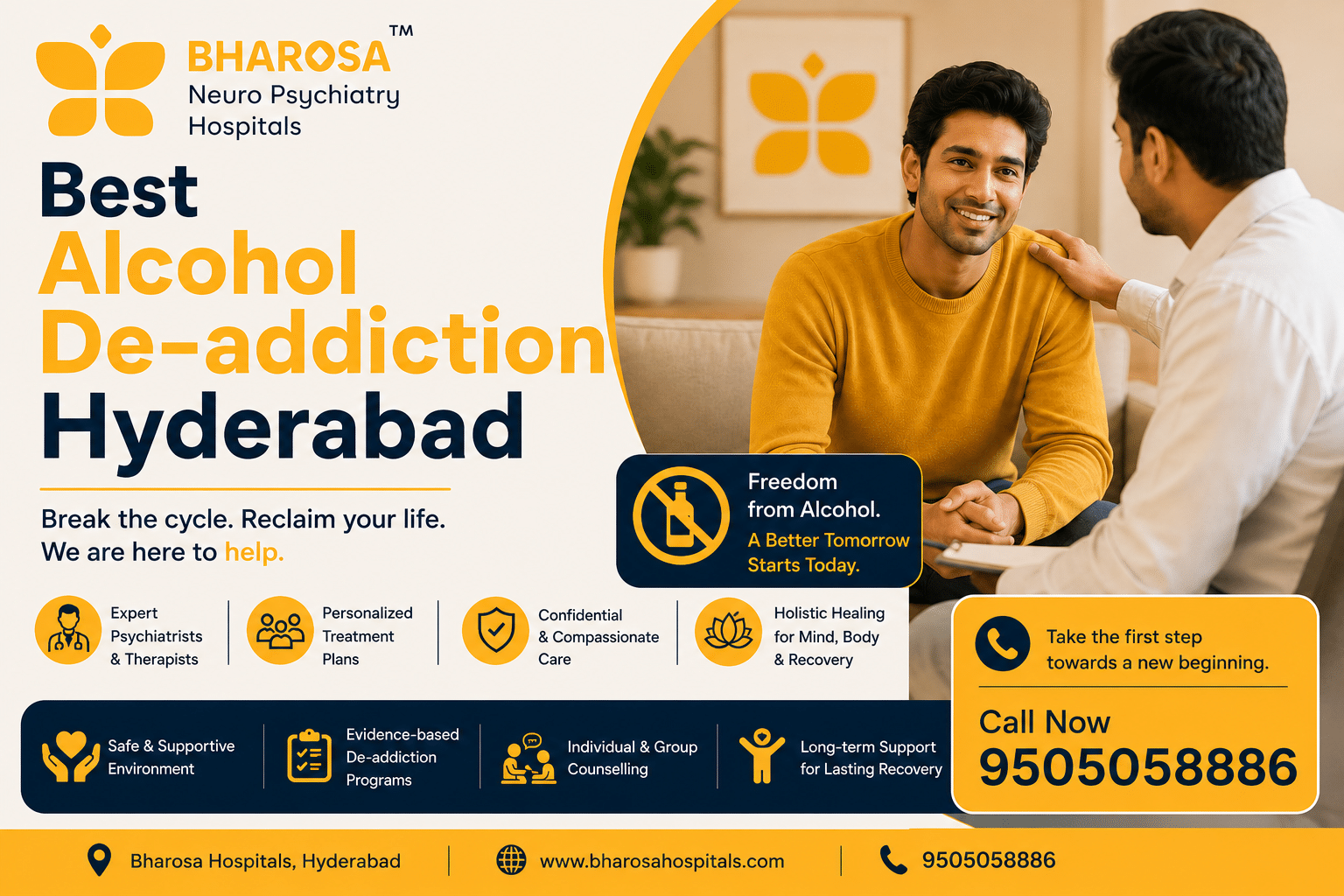 Best Alcohol De-addiction Hyderabad