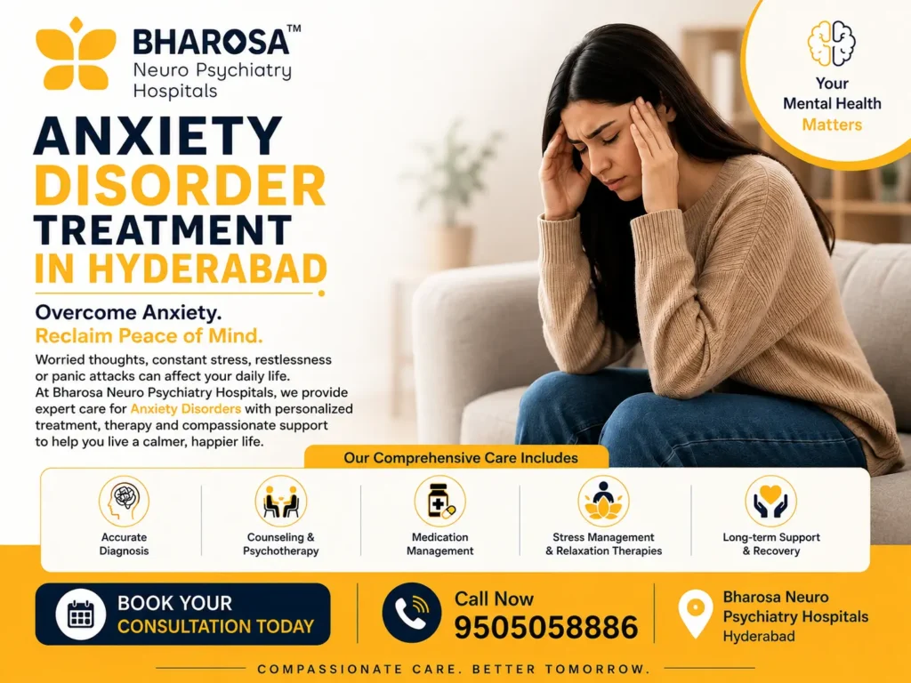 Anxiety Disorder Specialist Hyderabad