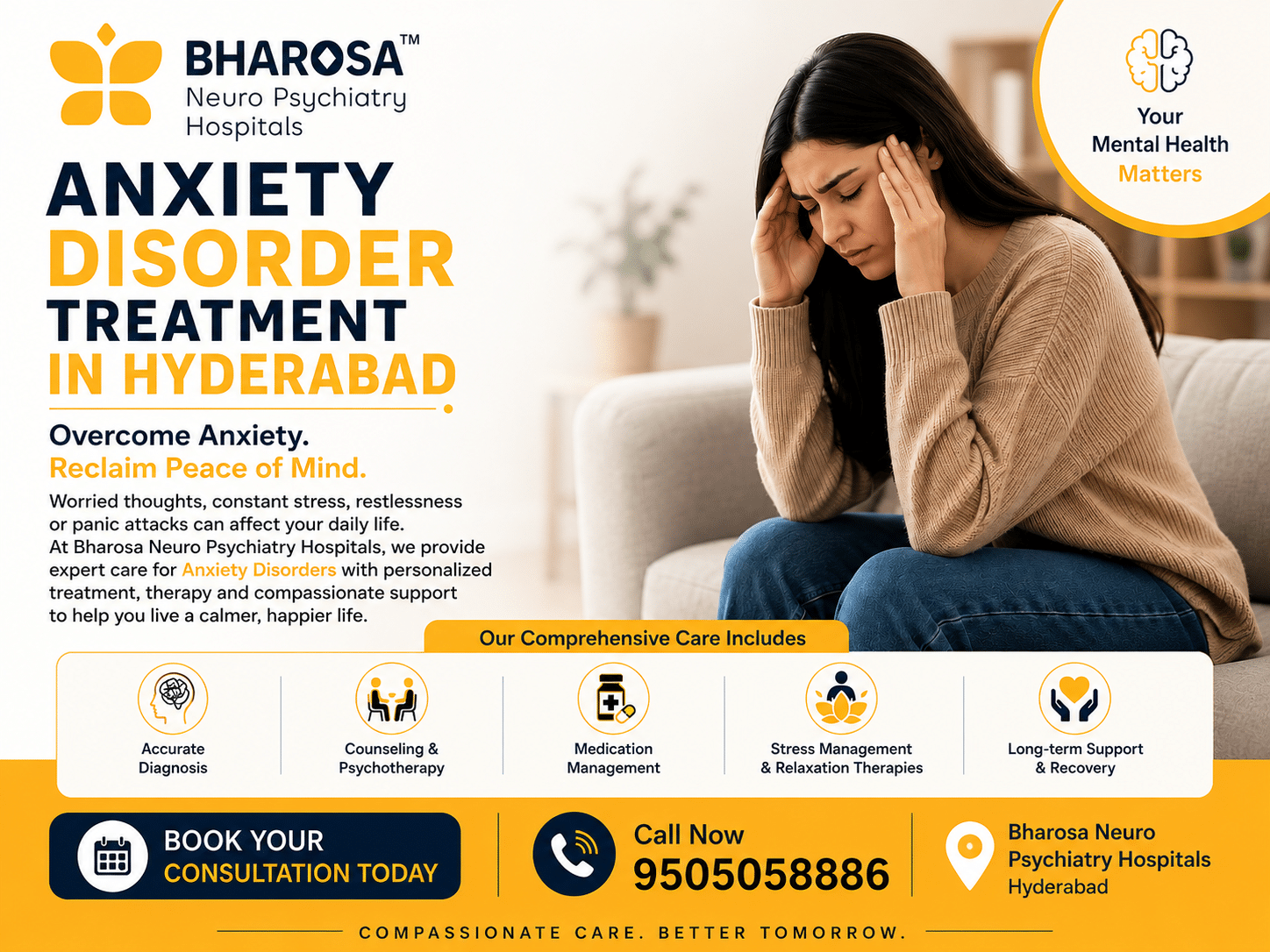 Anxiety Disorder Specialist Hyderabad