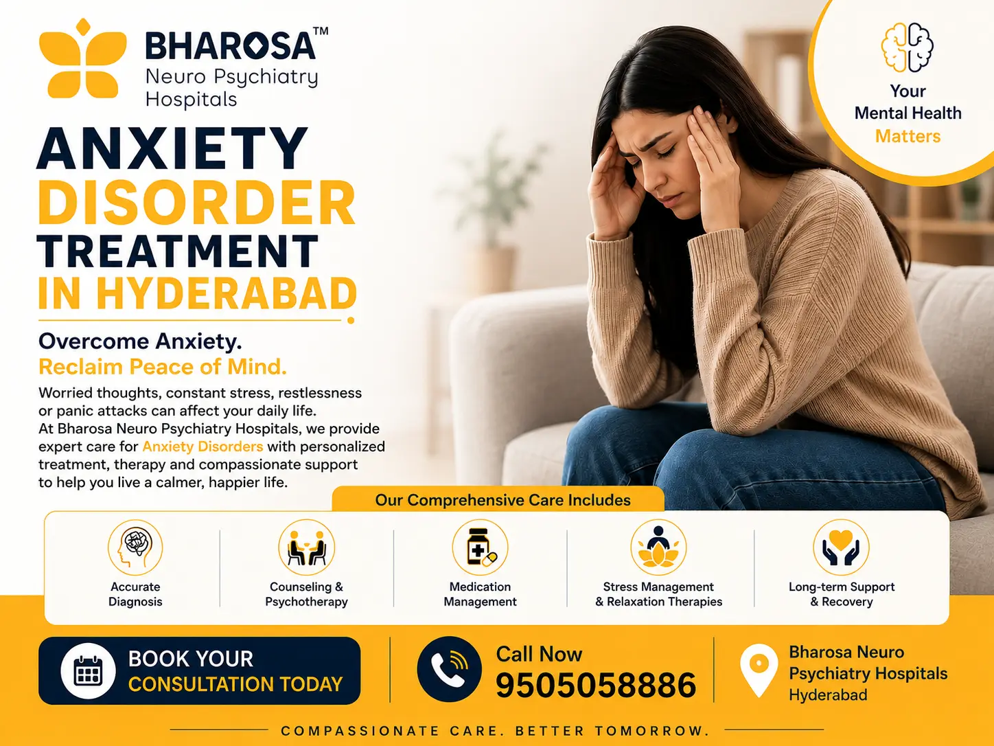 Anxiety Disorder Specialist Hyderabad