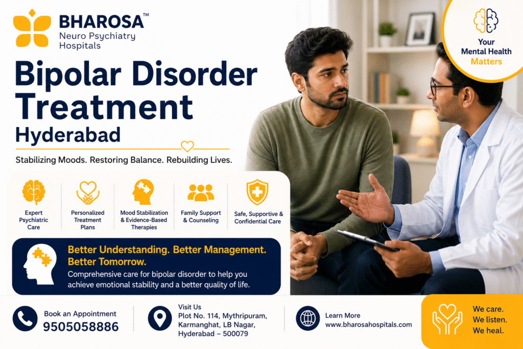 Bipolar Disorder Treatment Hyderabad: A Complete Recovery Guide 3 Bipolar Disorder Treatment Hyderabad