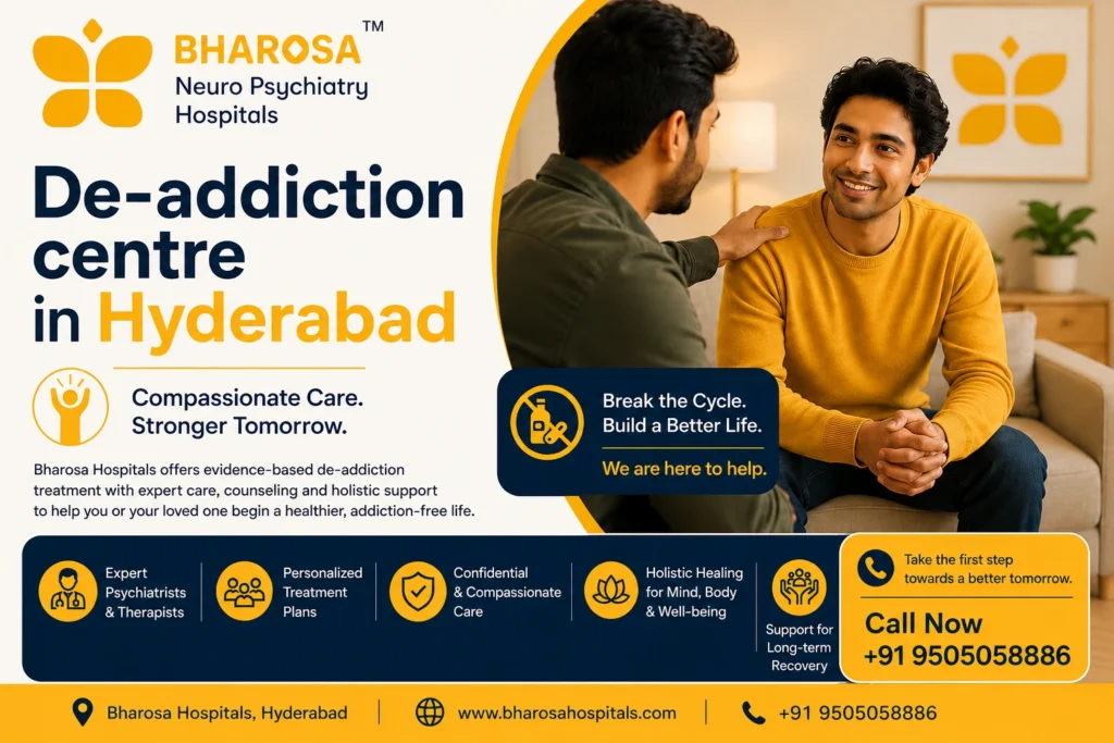 De-Addiction Centre in Hyderabad