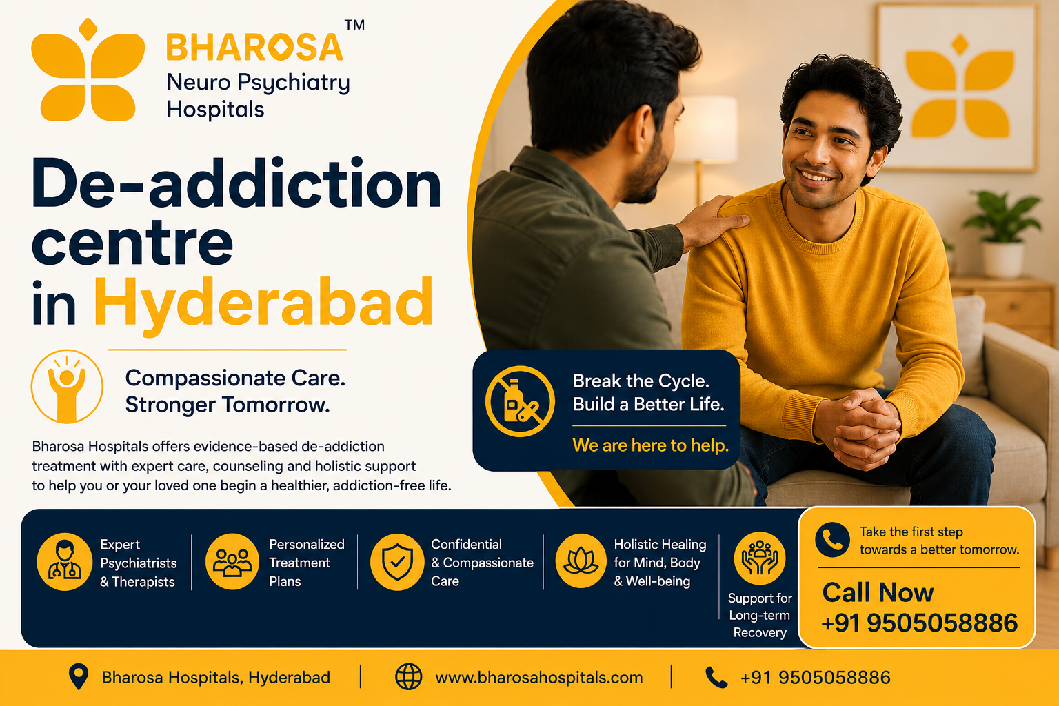De-Addiction Centre in Hyderabad