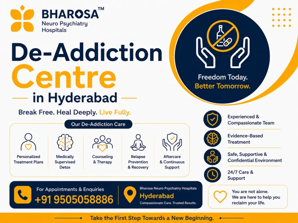 De-Addiction Centre in Hyderabad