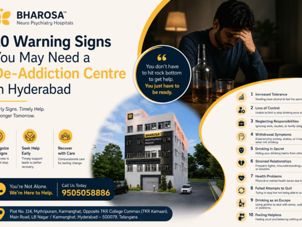 10 Warning Signs You May Need a De-Addiction Centre in Hyderabad