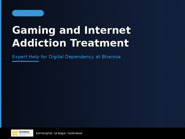 Gaming and internet addiction treatment in Hyderabad – expert help for digital dependency at Bharosa Hospitals