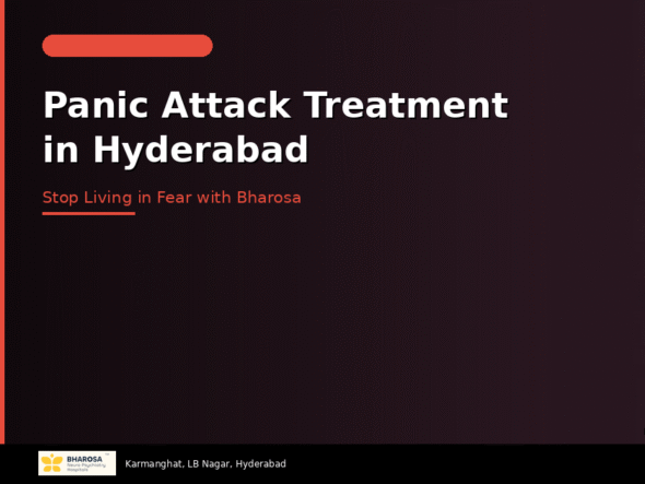 Panic attack treatment in Hyderabad – expert care to stop panic attacks at Bharosa Hospitals