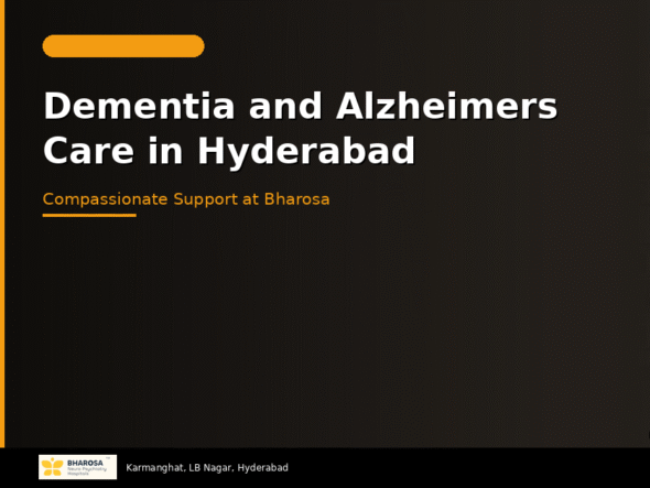 Dementia care in Hyderabad – Alzheimer's treatment and elderly psychiatric care at Bharosa Hospitals