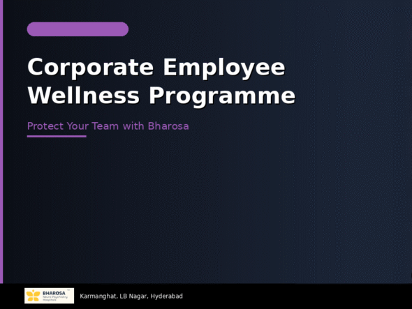 Corporate employee wellness programme Hyderabad – workplace mental health by Bharosa Hospitals